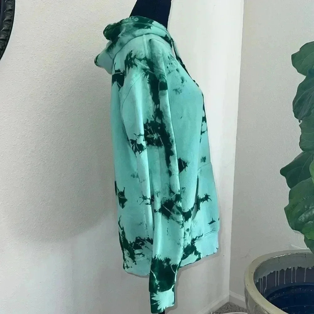 Jeffree Star Fashion Blood Money Tie-Dyed Green Hooded Sweatshirt Medium - Picture 8 of 14